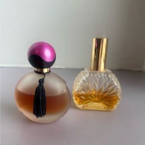 Vintage Avon Far Away Perfume Bottle plus Vintage perfume Bottle